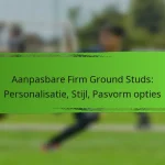 Aanpasbare Firm Ground Studs: Personalisatie, Stijl, Pasvorm opties
