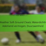 All-Weather Soft Ground Cleats: Waterdichtheid, Ademend vermogen, Duurzaamheid