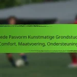 Brede Pasvorm Kunstmatige Grondstuds: Comfort, Maatvoering, Ondersteuning