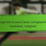 Jeugd Soft Ground Cleats: Lichtgewicht, Flexibiliteit, Veiligheid
