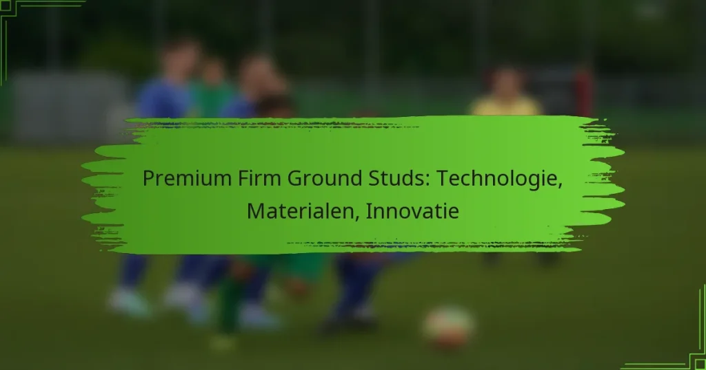 Premium Firm Ground Studs: Technologie, Materialen, Innovatie