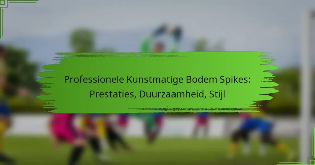 Professionele Kunstmatige Bodem Spikes: Prestaties, Duurzaamheid, Stijl