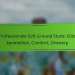 Professionele Soft Ground Studs: Elite kenmerken, Comfort, Ontwerp
